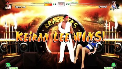 Keiran Lee против Katsuni (файтинг-игра для взрослых)